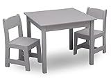 Delta Children MySize Kids Wood Table and Chair Set (2 Chairs Included) - Ideal for Arts & Crafts, S | Amazon (US)