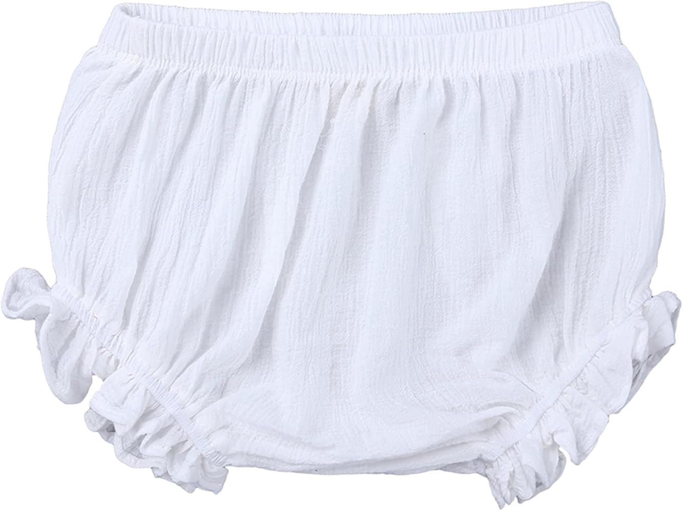 UTTPLL Baby Bloomers for Toddler Girl Boy Ruffle Diaper Covers Newborn Infant Cotton Linen Cute L... | Amazon (US)