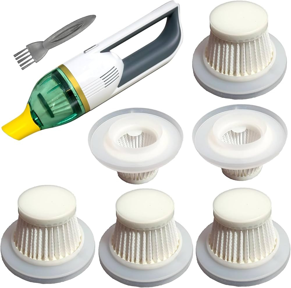 6 Pack Hepa Filters Fit for Horsepower Duck Vacuum Cleaner as Seen on TV, Washable Filters for Du... | Amazon (US)