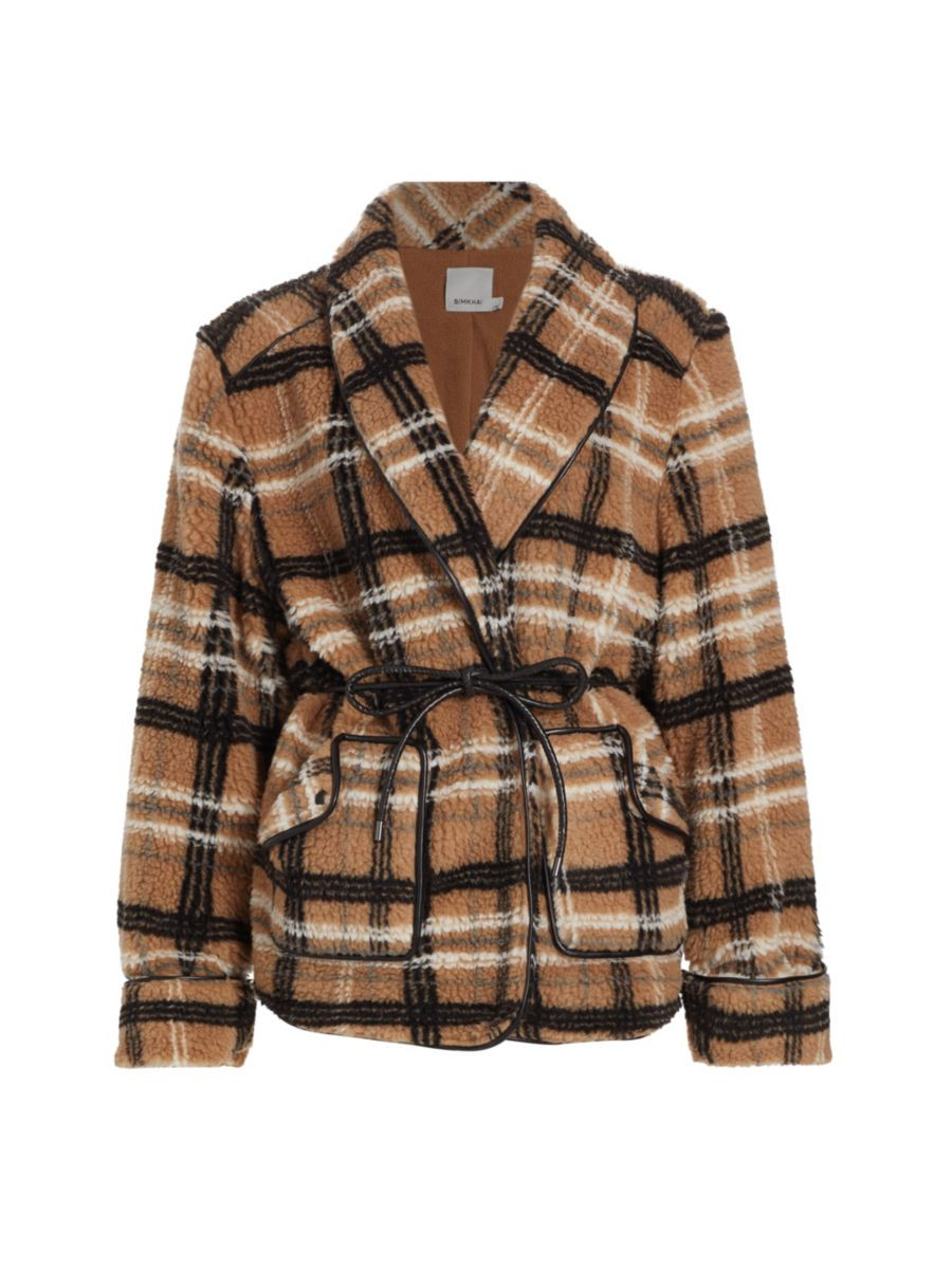 Kimia Sherpa Tie-Waist Jacket | Saks Fifth Avenue