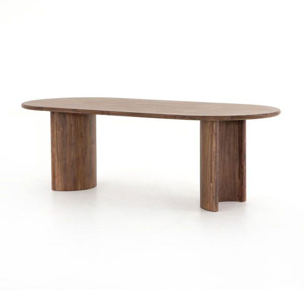 Paden Seasoned Brown Acacia Dining Table | Scout & Nimble