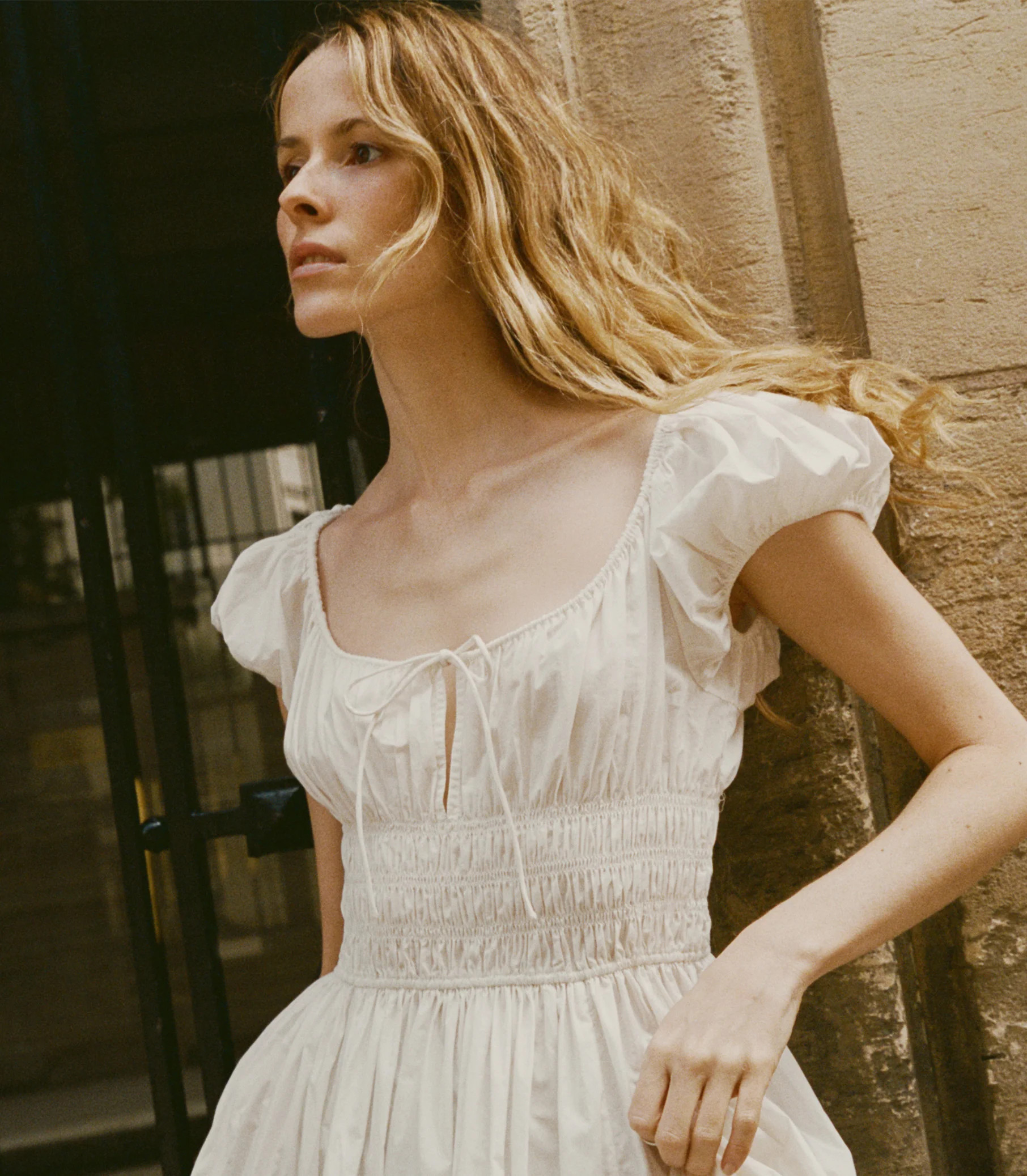 Quinn Dress - Salt | DÔEN | DOEN