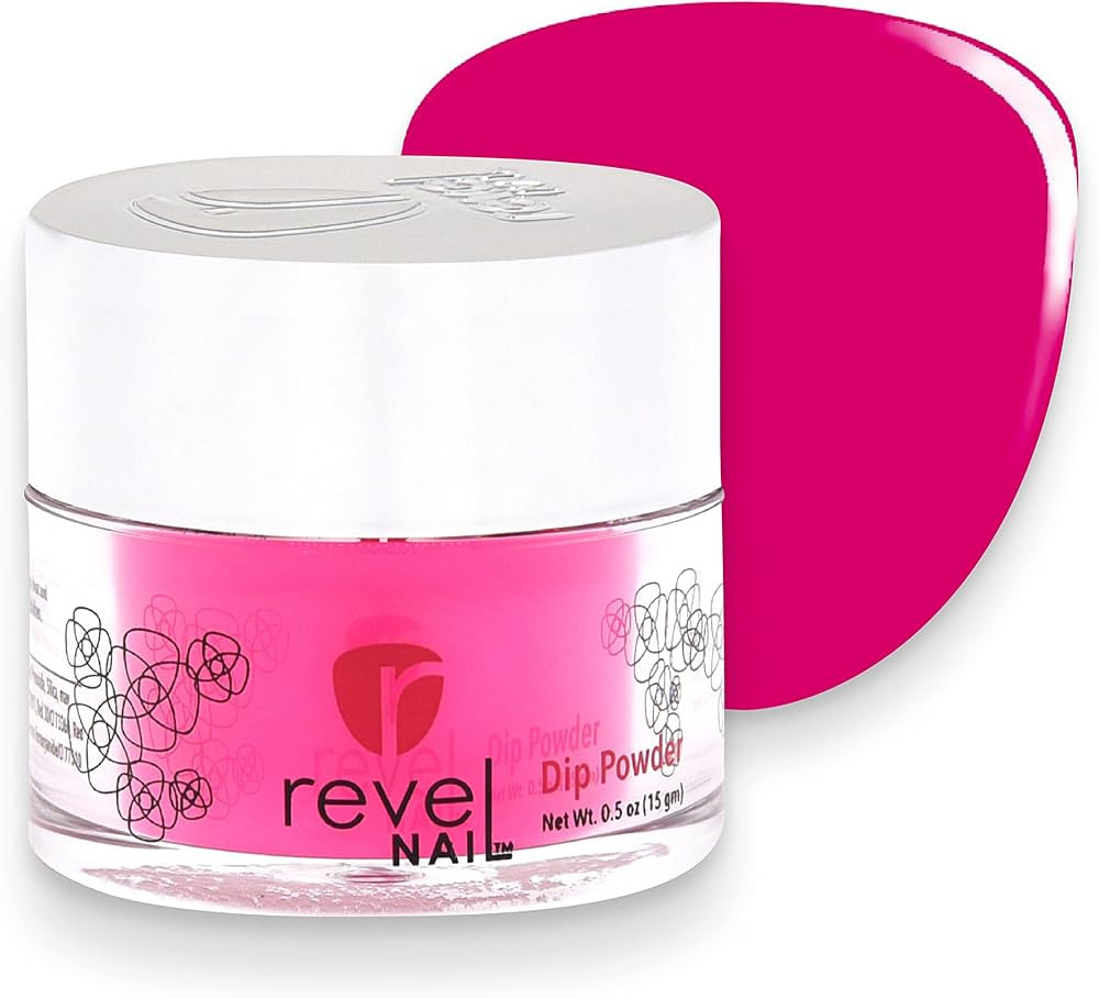 Revel Nail Dip Powder - Pink Powder Dip Nail Polish, Chip Resistant Dip Nail Powder with Vitamin ... | Amazon (US)