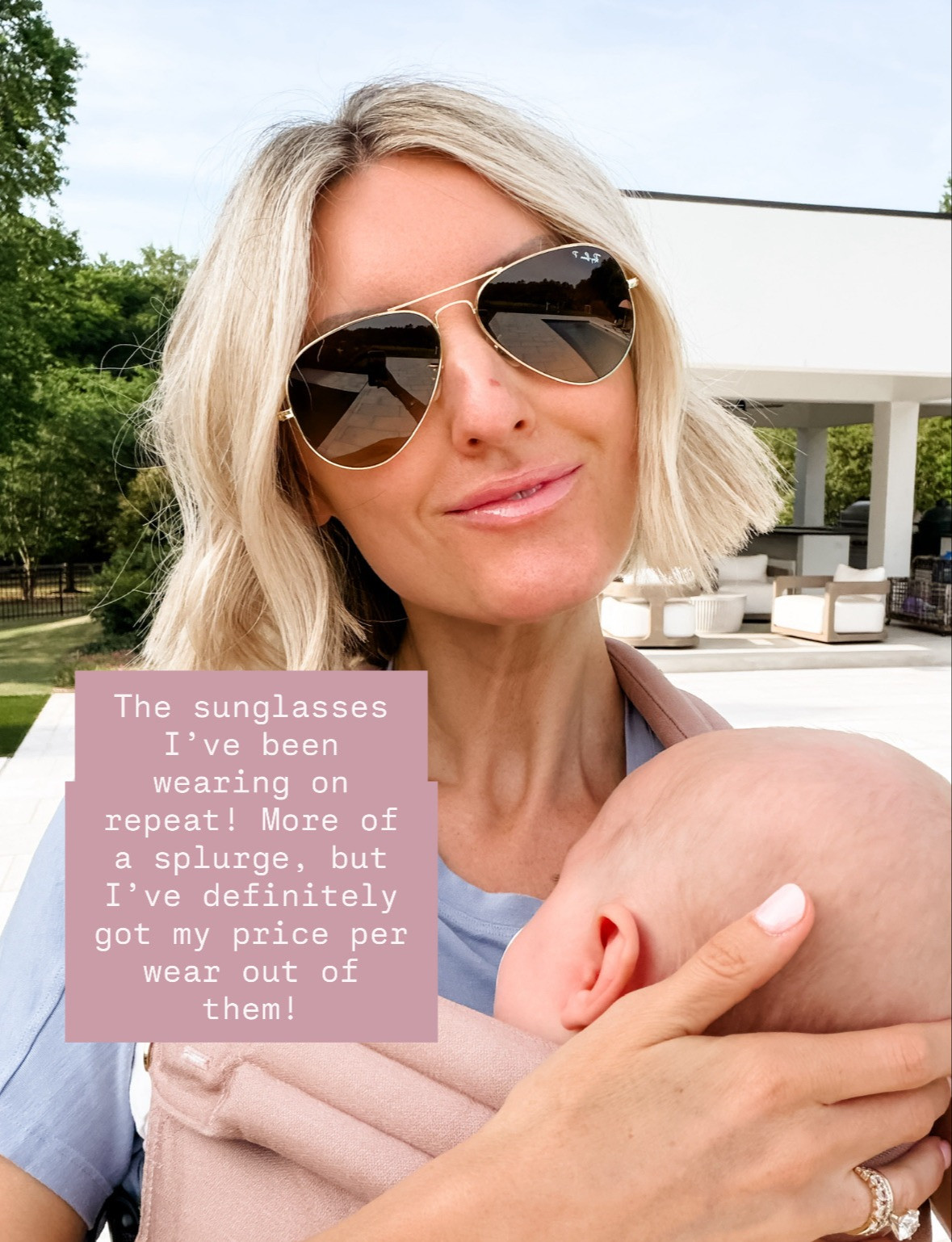 One of my favorite pairs of sunglasses! Such a classic style you can wear all the time!

Loverly Grey, sunglasses, summer staples, summer basics, summer accessories, ray ban 

 #LTKSeasonal