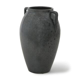 Mercana Kora Medium Dark Metallic Double Ear Vase 70080 - The Home Depot | The Home Depot