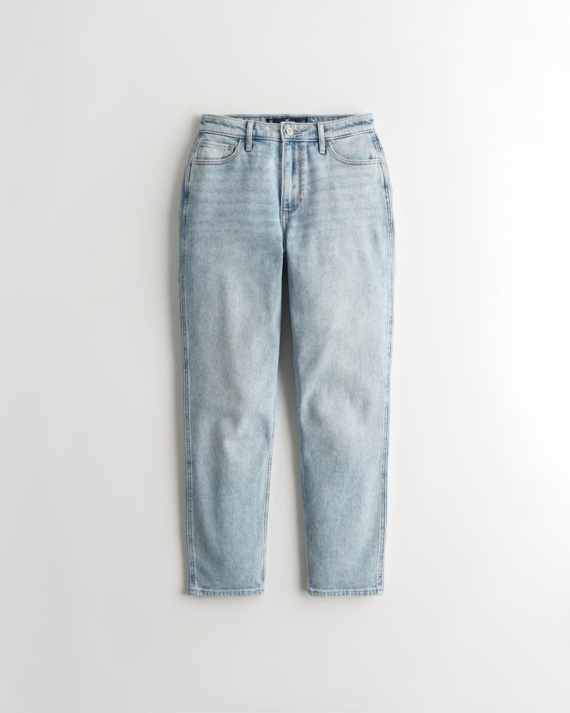 Curvy High-Rise Mom Jeans | Hollister (US)
