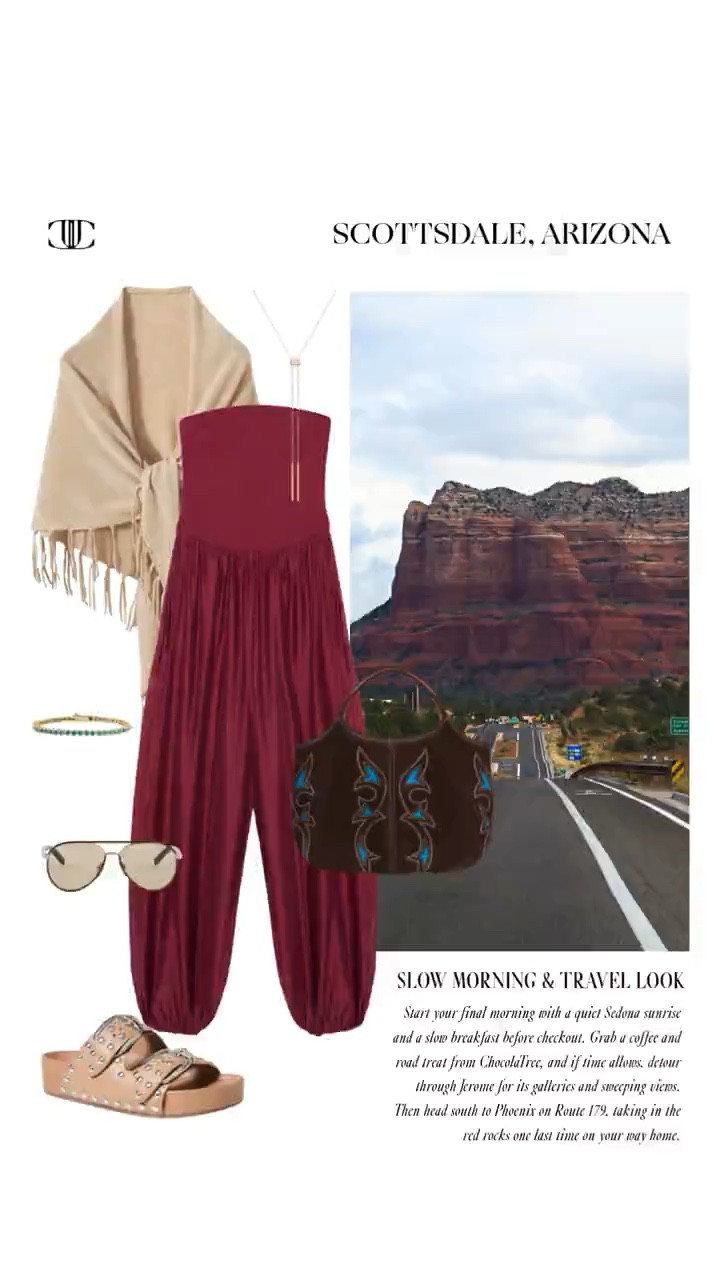 Scottsdale → Sedona 🌵✨

The ultimate desert escape—equal parts polished and restorative. Think poolside afternoons, spa days, incredible dining, and then a shift into Sedona’s red rocks, slower mornings, and unforgettable views.

Sharing the looks I’d pack for it all—from elevated resort wear to easy, comfortable pieces for exploring and relaxing. Save this for travel inspo and tap to shop. 🤍#Scottsdale #Sedona #DesertStyle #VacationStyle #ResortWear #TravelOutfits #LTKFinds
 

 

#LTKTravel #LTKootd #LTKOver40 #LTKTravel