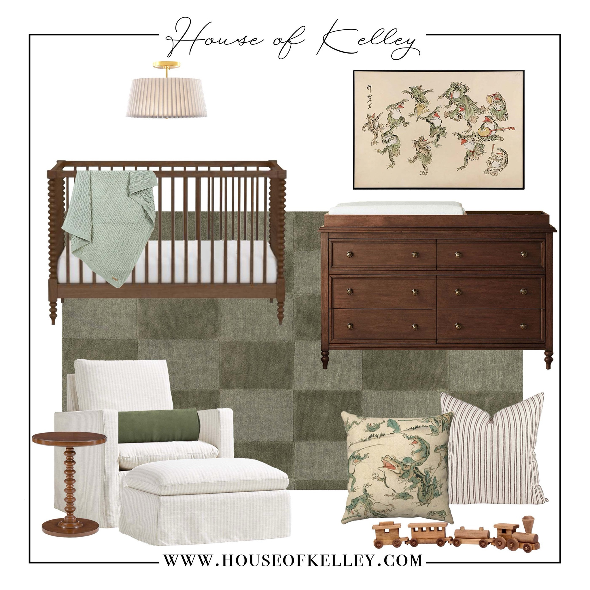 Boy nursery, baby nursery, bug nursery, boy baby room, blue nursery, green nursery, green rug, baby boy rug, nursery area rug, boy rug, nursery rocking chair, wood furniture, kids furniture, nursery furniture, plaid pillow, beige recliner, nursery glider, nursery ottoman, boy nurseries, nursery inspo, nursery mood board, baby furniture, baby crib, wooden crib, baby dresser, changing table, brown furniture, wooden baby furniture, wood crib, pottery barn crib, pottery barn furniture, pbkids, wood dresser, Japanese frog, bullfrogs, dancing frogs, decoration throw pillow, nursery lighting , green pillow, frog pillow, Etsy pillows, Etsy art, nursery wall art, boy wall art, Etsy painting, neutral throw pillows, pottery barn kids, boy room, boy pillows, Etsy throw pillows, frog art, wooden side table, small side table. 

#LTKBaby #LTKHome #LTKBump