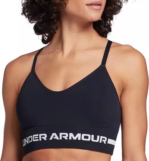Under Armour Women's Seamless Low Long Line Sports Bra | Dick's Sporting Goods | Dick's Sporting Goods