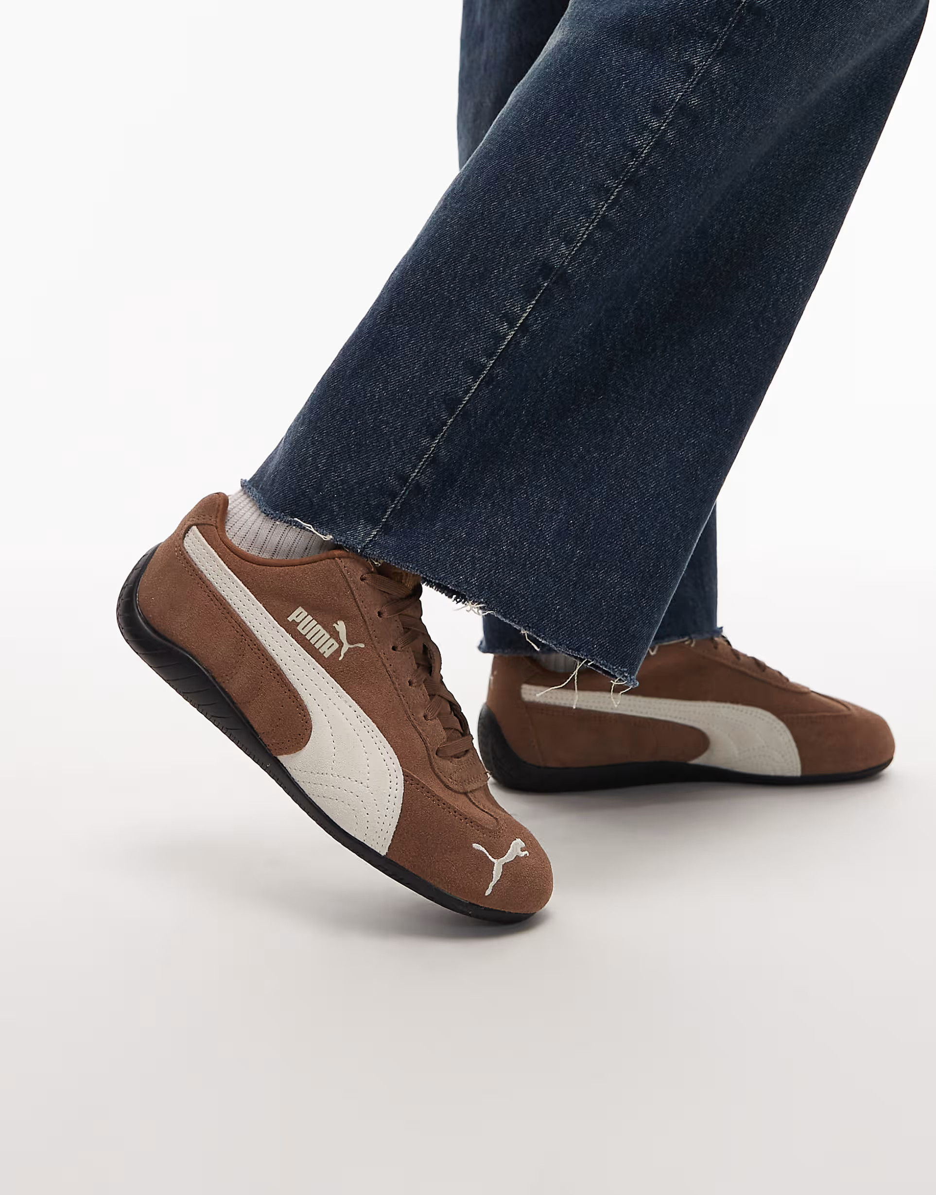 PUMA Speedcat OG sneakers in brown & off white | ASOS | ASOS (Global)