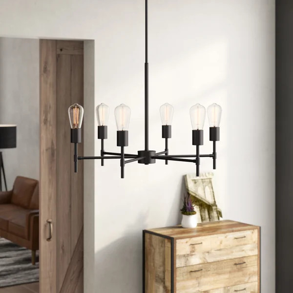 Sherri 6 - Light Sputnik Sphere Chandelier | Wayfair North America