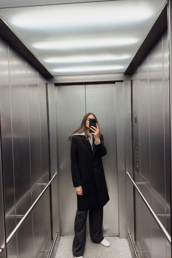 HOODED COMBINATION COAT | Zara US