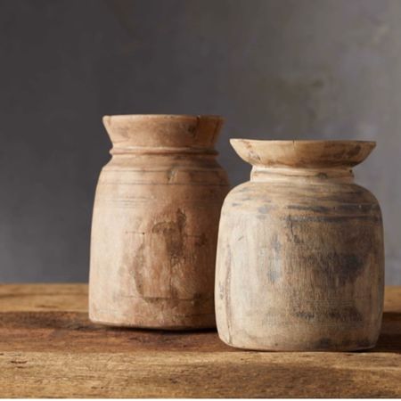Fabulous real vintage wood vessels on MAJOR SALE - and FREE SHIPPING!! Snag these before they’re gone!

#homedecor #rusticvase #europeanfarmhouse #frenchfarmhouse 

#LTKFind #LTKunder100 #LTKhome