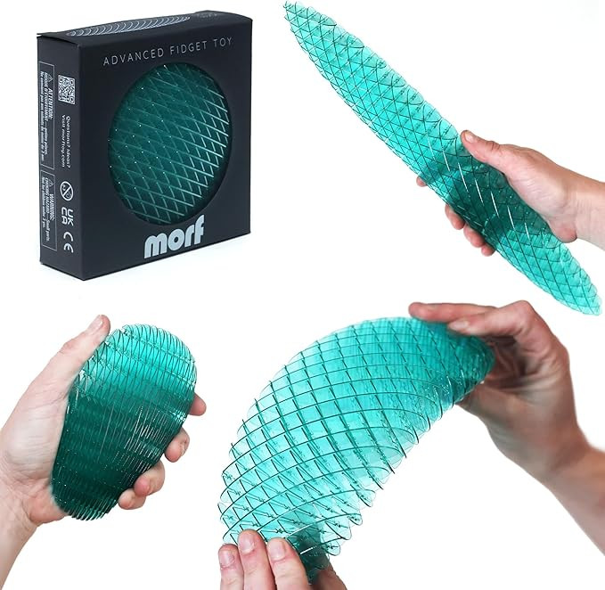 Morf Fidget Worm Toy - Flexible 3D Sensory Slug Figgy Toy for Kids, Teens, and Adults – Stretch... | Amazon (US)