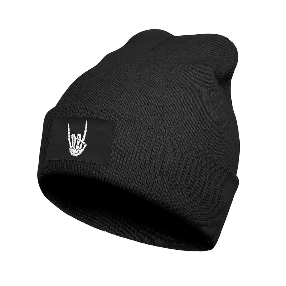 Cool Graphic Beanie for Men and Women - Black | Amazon (US)