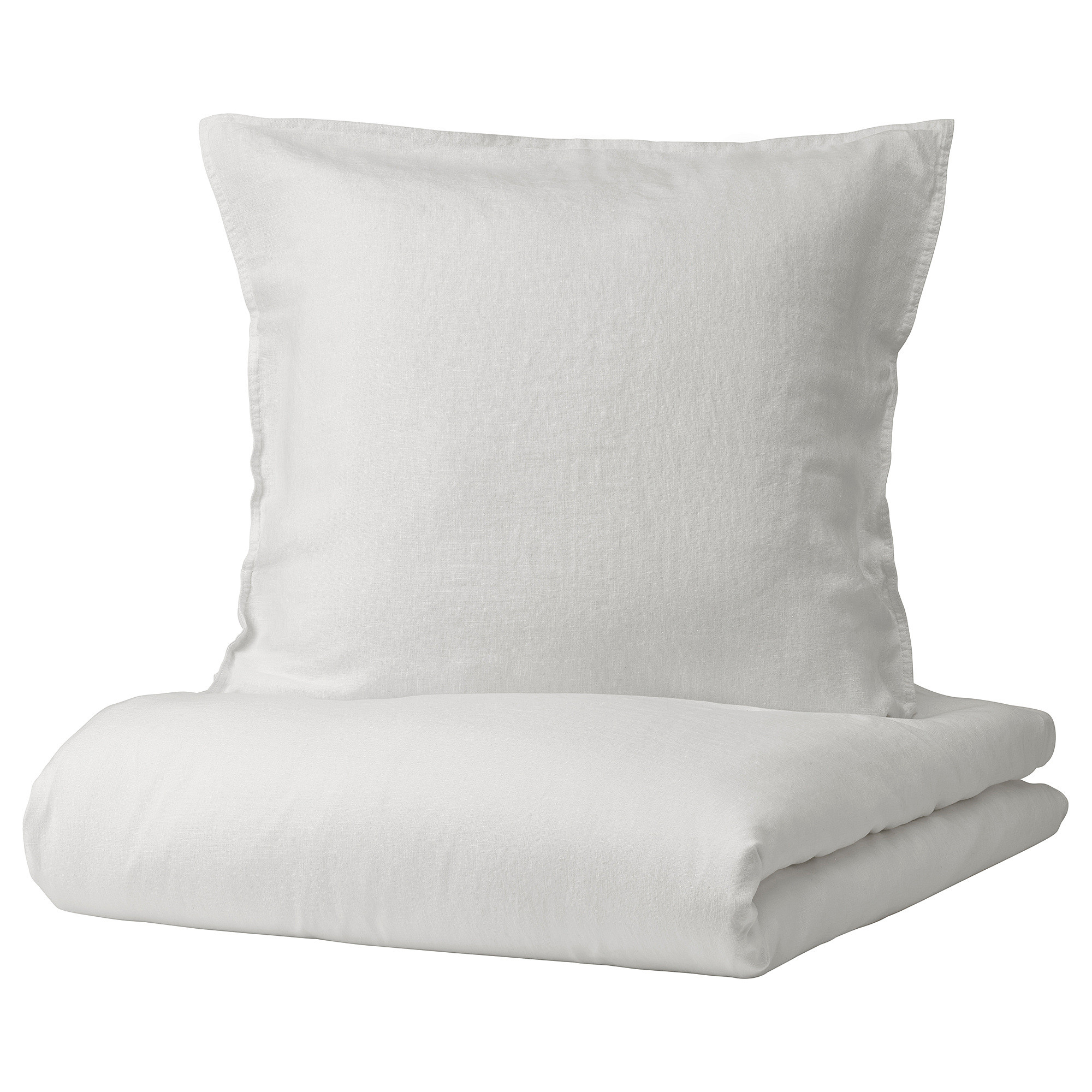 DYTÅG Bettwäsche-Set, 3-teilig, weiß, 240x220/80x80 cm - IKEA Deutschland | IKEA (DE)