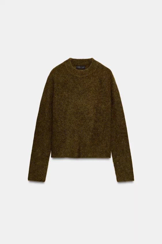 WOOL AND ALPACA JUMPER | Zara UK