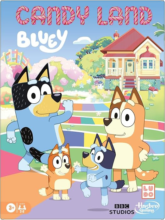 Hasbro Gaming Candy Land Bluey Edition Board Game | Ages 3 and Up | 2-6 Players | Play as Dad, Mu... | Amazon (US)