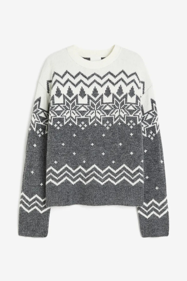 Pull en maille jacquard | H&M (FR, IT, ES, PT, BE)