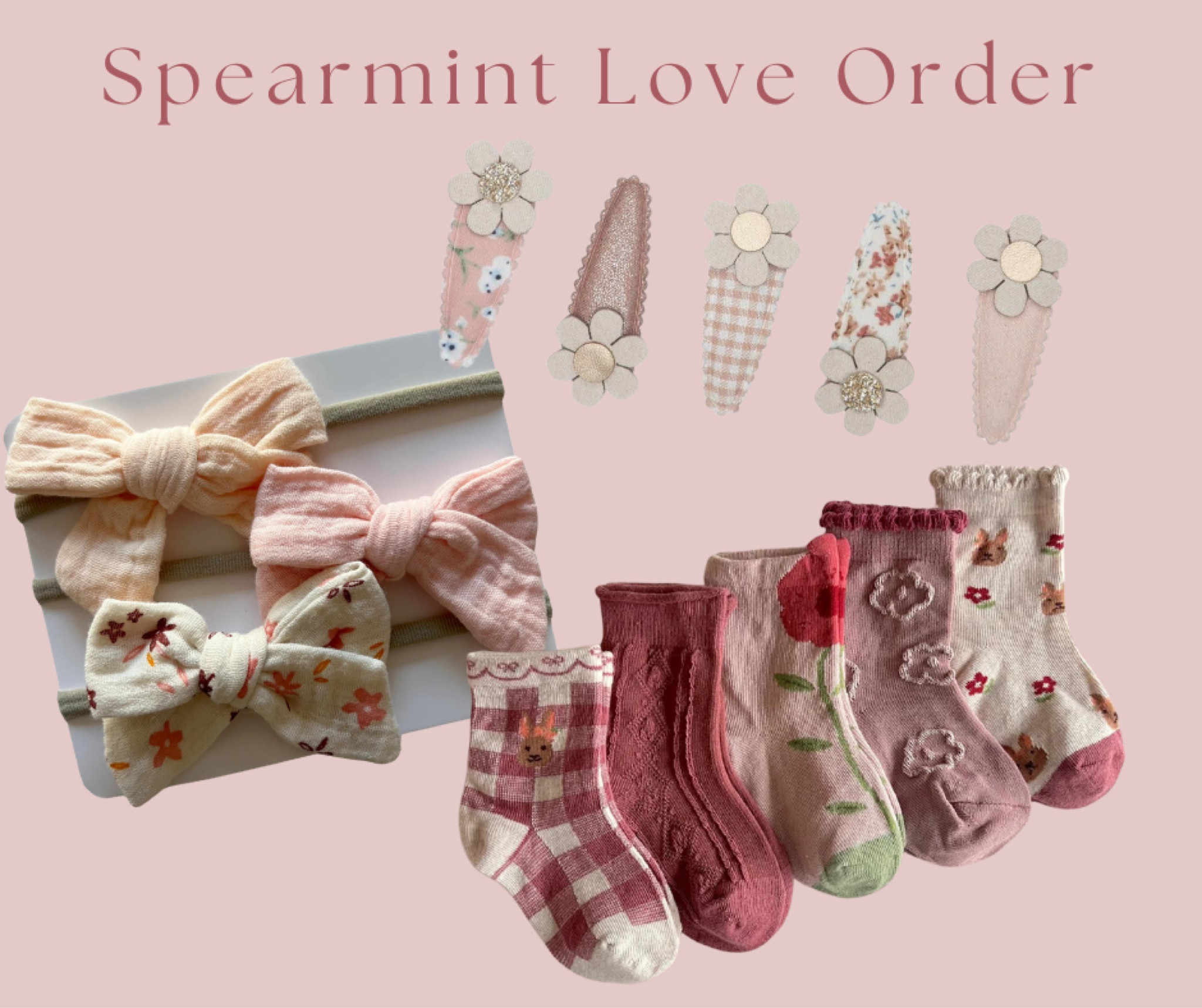 Spring Arrivals at Spearmint Love

baby bows | toddler clips | toddler socks | spearmint love | spring toddler finds | spring baby finds 

#LTKbaby #LTKbump #LTKkids