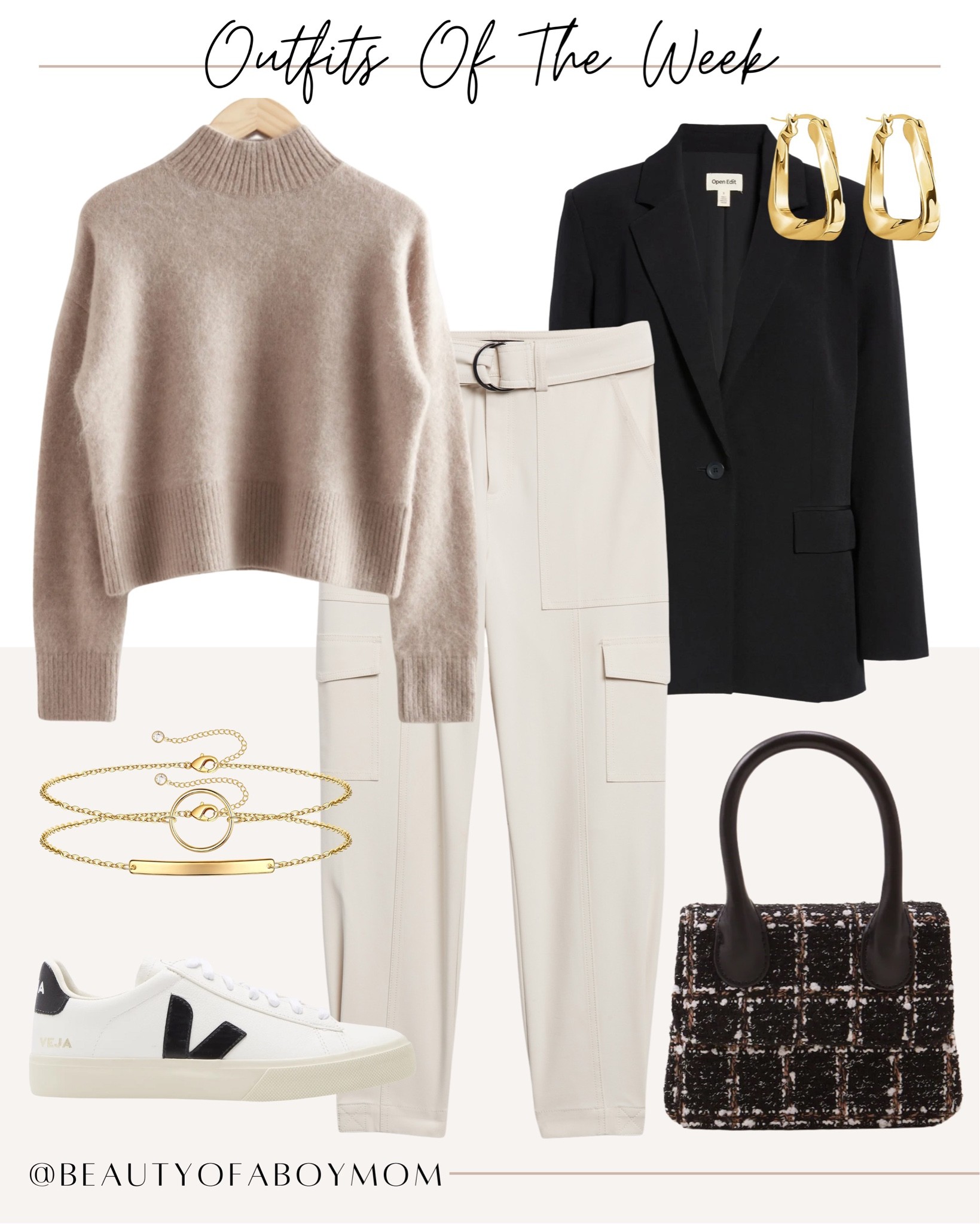 Style tip - fall fashion - cargo joggers - blazer - staple wardrobe - sneakers - chic fashion 

#LTKSeasonal #LTKstyletip #LTKshoecrush