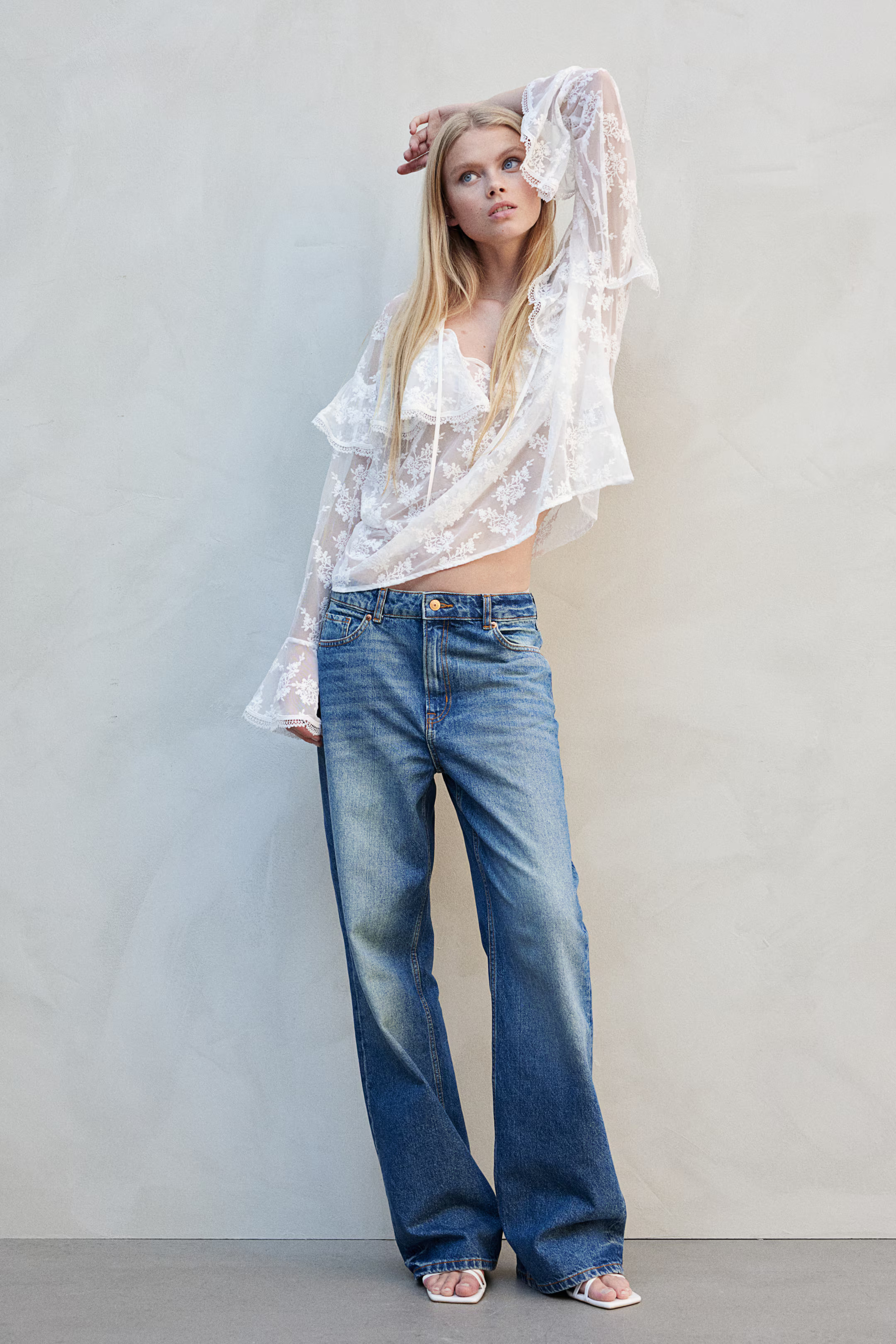 Wide High Jeans | H&M (US + CA)