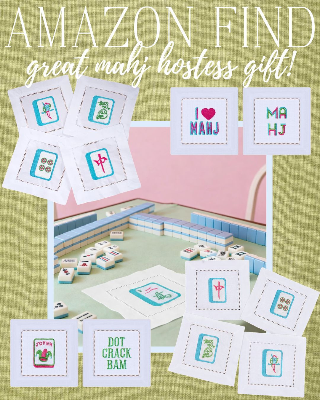 Mahjong finds on Amazon! Makes the best hostess gift! 

 #LTKHome
