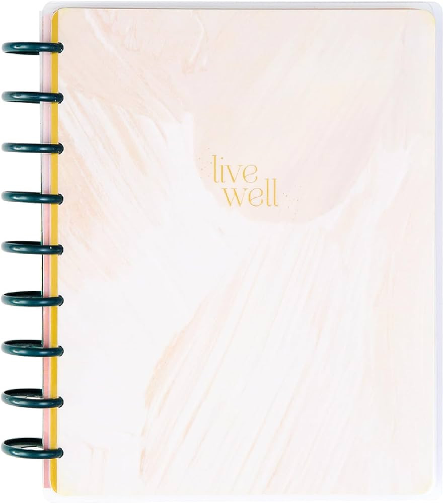 Happy Planner Wellness Disc-Bound Journal, 80 Pages, Featuring Daily Prompts for Self-Care, Mindf... | Amazon (US)