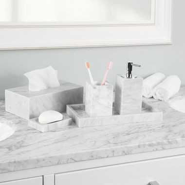 Marble Bathroom Accessory Set | Vintage Tub & Bath