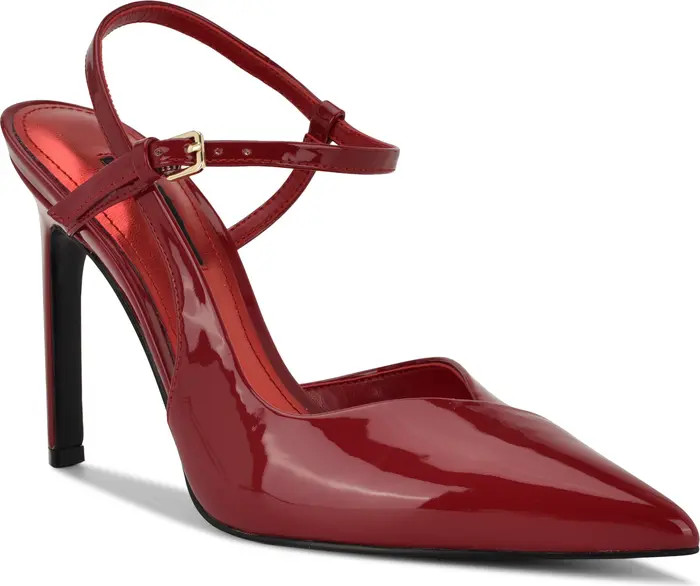 Franka Ankle Strap Pointed Toe Pump (Women) | Nordstrom