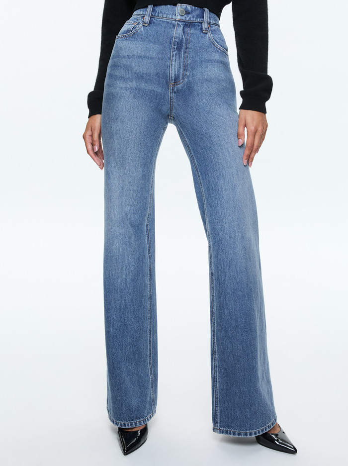 WEEZY FULL LENGTH JEAN | Alice + Olivia