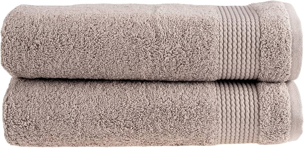 HALLEY Turkish Cotton Towels (Pack of 2) Bath Towels Super Soft Highly Absorbent 100% Cotton Towe... | Amazon (US)