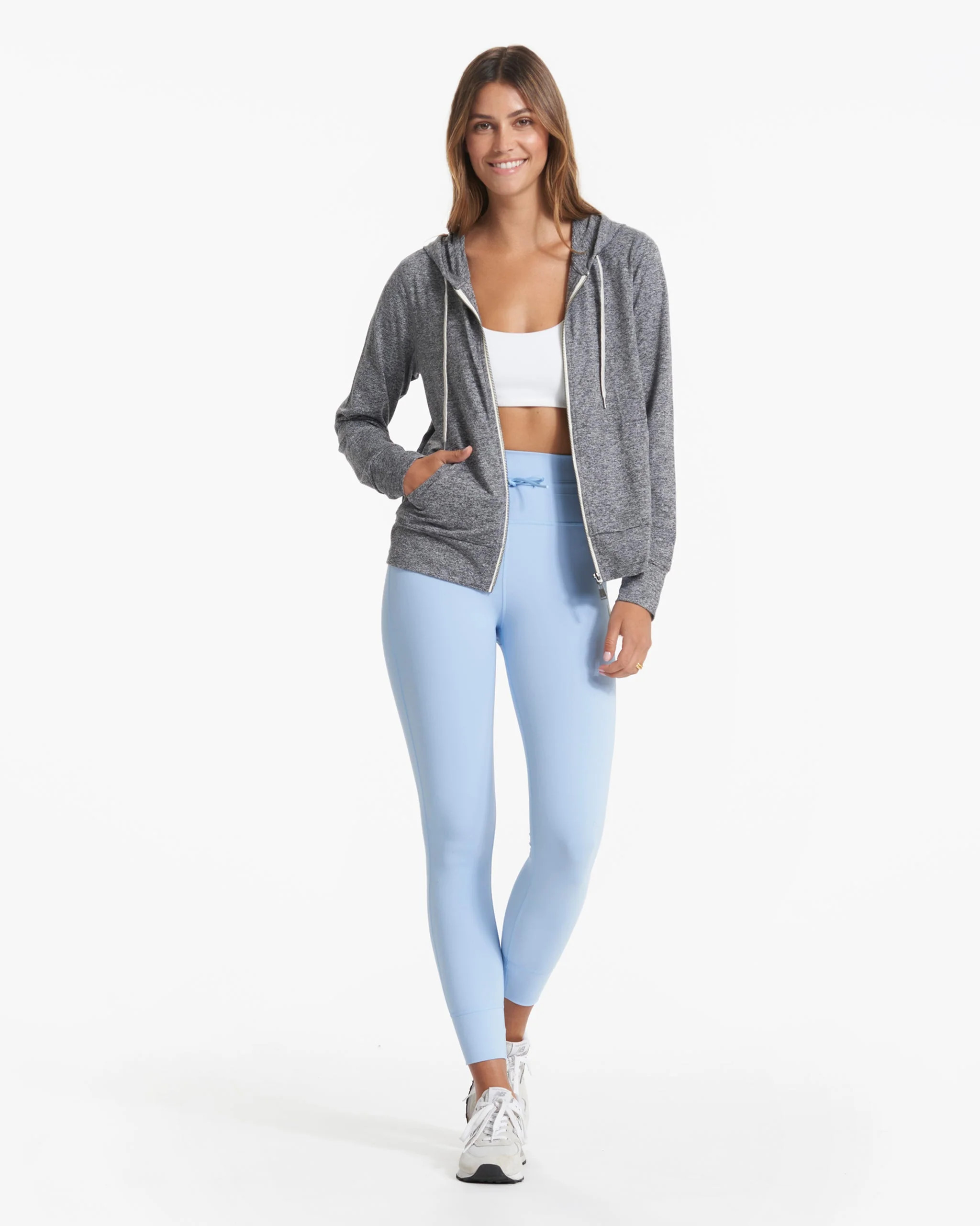 Halo Performance Hoodie 2.0 | Women's Grey Hoodie | Vuori | Vuori Clothing (US & Canada)