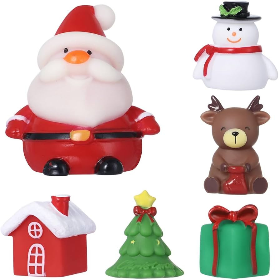 6PCS Christmas Light Up Bath Toys, Floating Bath Toy Set, Christmas Theme Flashing LED Light Floa... | Amazon (US)