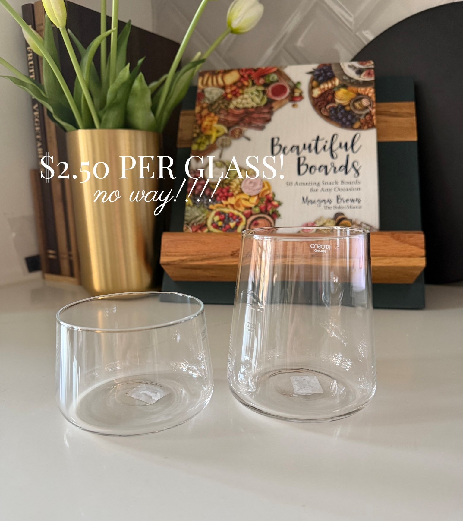 You’ll never guess what I paid for this barware!!! Affordable drinkware from CB2! Each tasting glass was under $2.50! I paid $14.95 for the set of 6!! Can you believe it! The larger glass would make the most perfect stemless wine glass! They’re also great for margaritas, old fashioneds, Negronis, you name it! Don’t sleep on these yall! Perfect addition to hosting! Or even give them as a hostess gift, house warming gift etc! Also, Mother’s Day is coming up  

#LTKSaleAlert #LTKmomlife #LTKHome