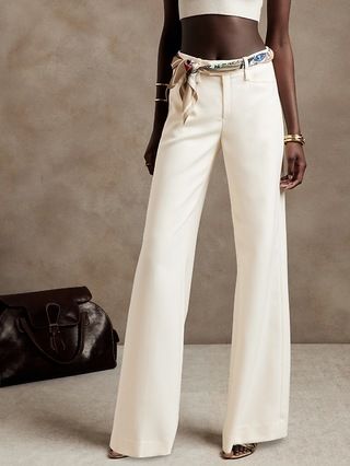 Lido Wide-Leg Wool Pant | Banana Republic (US)