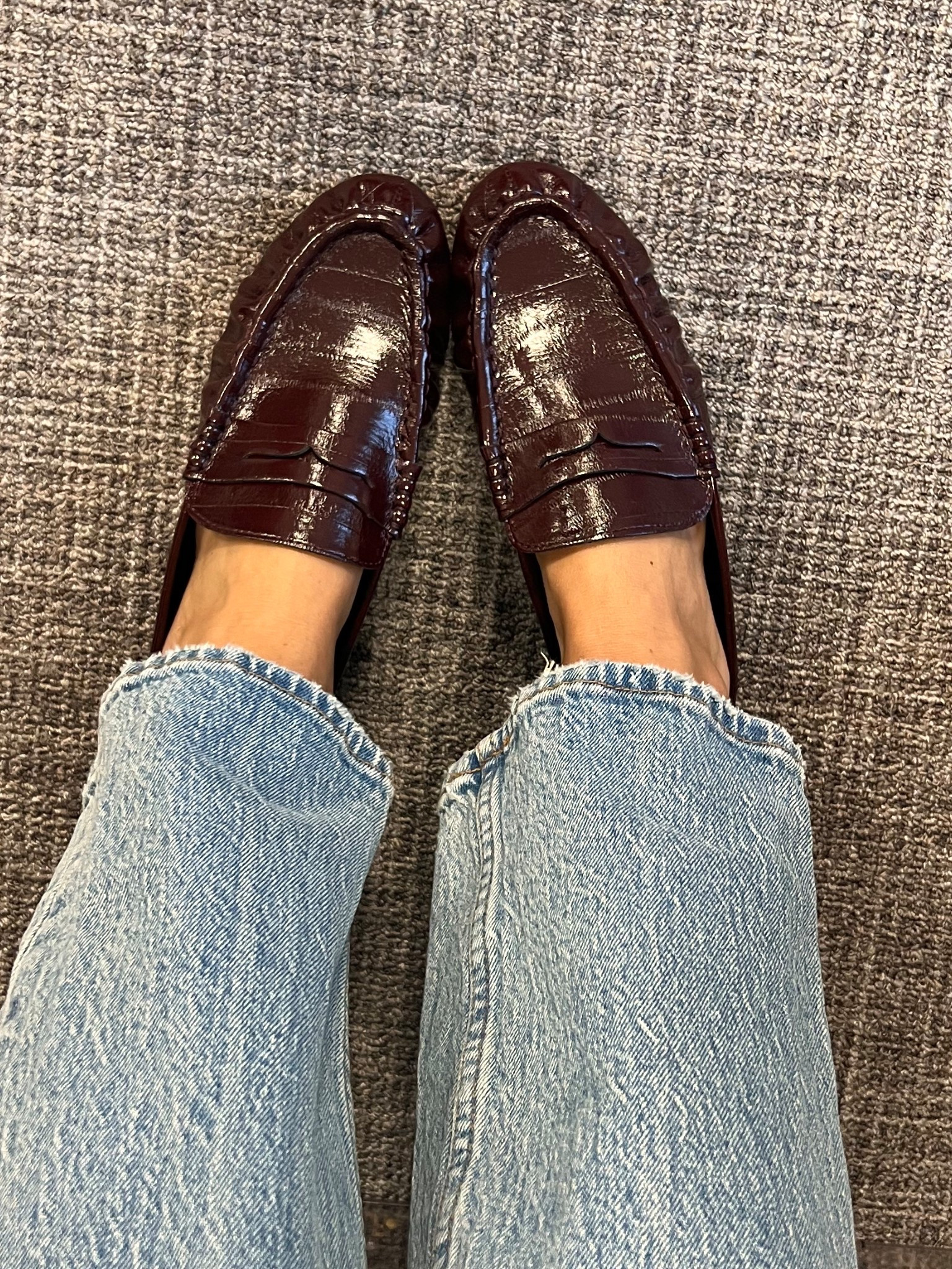 In my grandpa era - been on the hunt for loafers for the past two years and finally found the perfect pair. They come in black and burgundy (bought both to compare but decided on these for a pop of color shoe option). 

Very comfortable and TTS. They’re mules too FYI!

#LTKSaleAlert #LTKSeasonal #LTKShoeCrush
