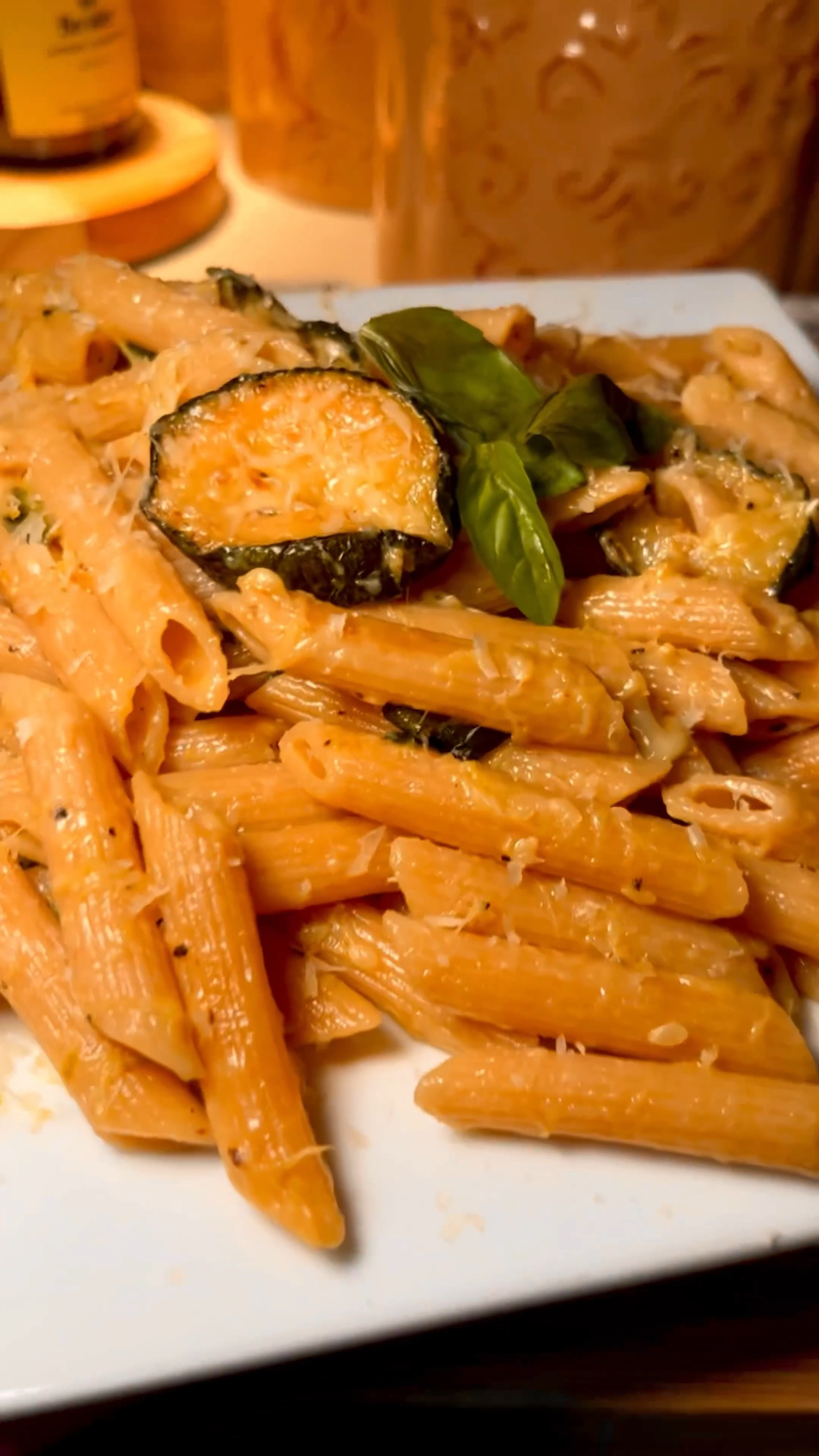 Overall Rating: 8.2 😋

Overall time: 7
After the zucchini is fried you’re supposed to refrigerate for 30min-1hr. I skipped this step to save time, but my zucchini kind of fell apart. Zucchini takes 5-7 min to cook and pasta cooks quickly once water is boiling. 

Difficulty: 8
I found this recipe to be very easy. I think it helped, having a thermometer to make sure my oil was at 350 degrees. 

Cost effectiveness: 10
I don’t think it gets any cheaper than this, and it also makes a good amount. You can sub for whatever pasta you have in your cabinet. 

Taste: 8
So simple, but so good! The flavors speak for themselves!

Health: 8
I subbed for brown rice pasta which brought this up on the health scale. 

#LTKVideo #LTKfamily #LTKhome