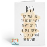 father of the bride card, funny father of the bride card, dad giving me away card, card for father o | Etsy (US)