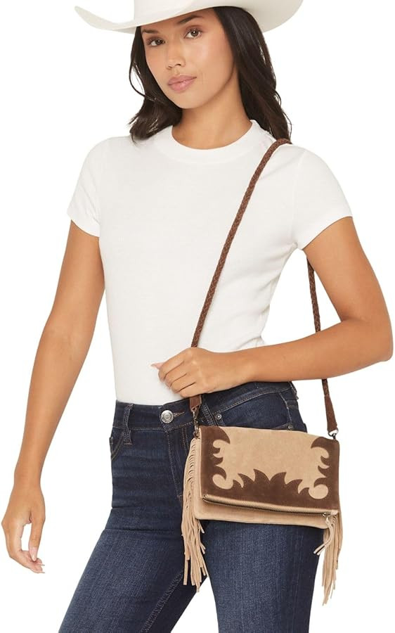 Idyllwind Women's Dorothy Suede Crossbody Bag - Iwaho25hb1-Khk | Amazon (US)