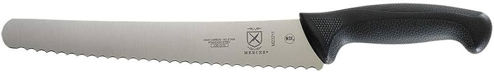 Mercer Culinary M23211 Millennia Black Handle, 10-Inch Left Handed Wavy Edge Wide, Bread Knife | Amazon (US)