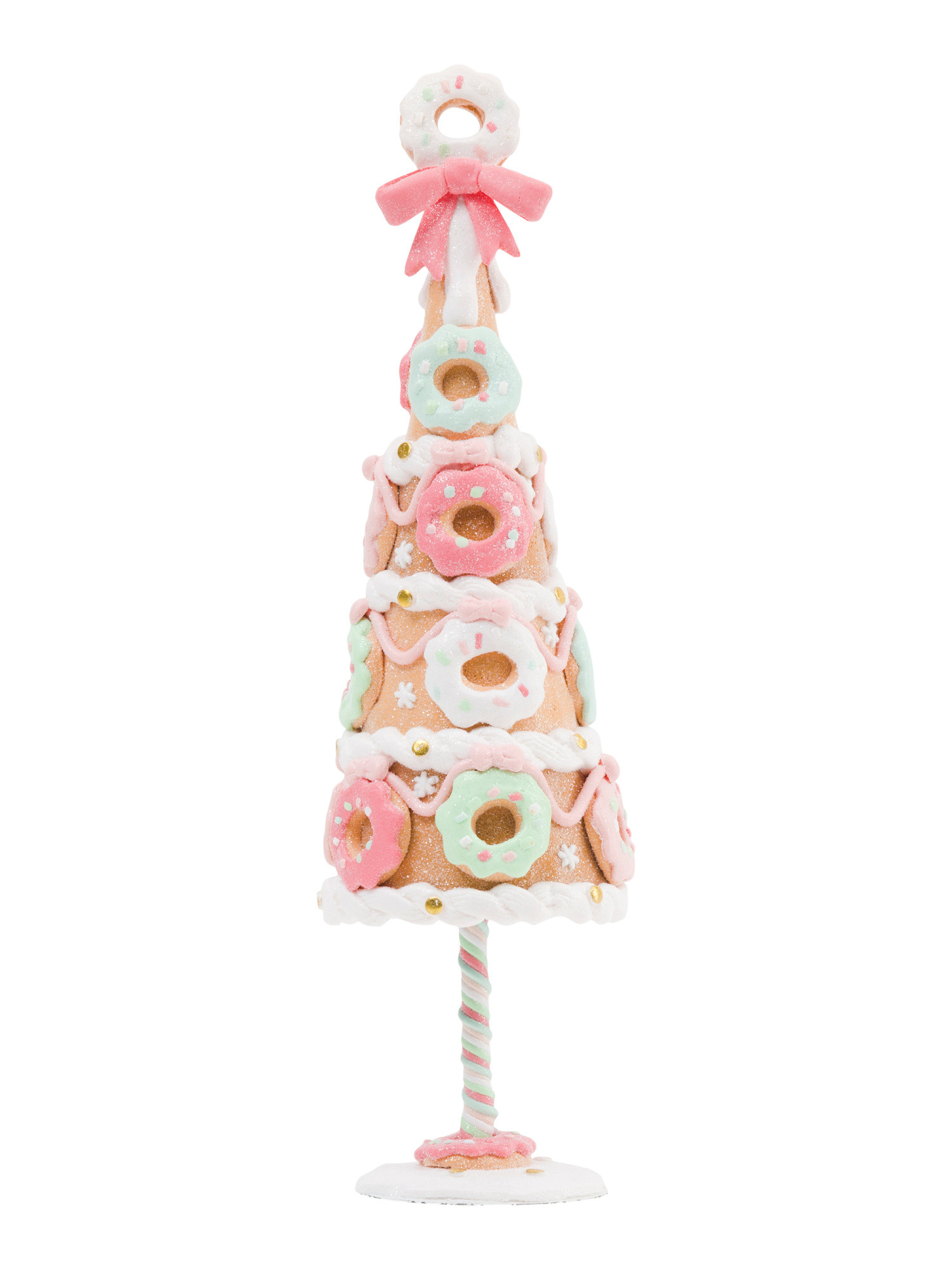 Gingerbread Donuts Cone Tree With Base | TJ Maxx