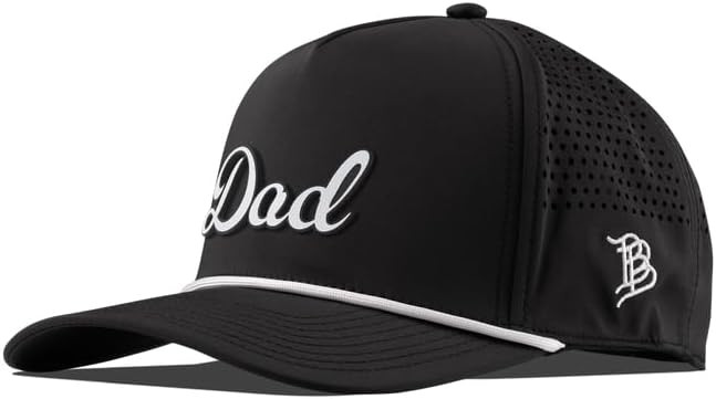 Branded Bills Dad Script 5 Panel Rope, Lightweight, Comfortable Baseball Cap | Amazon (US)