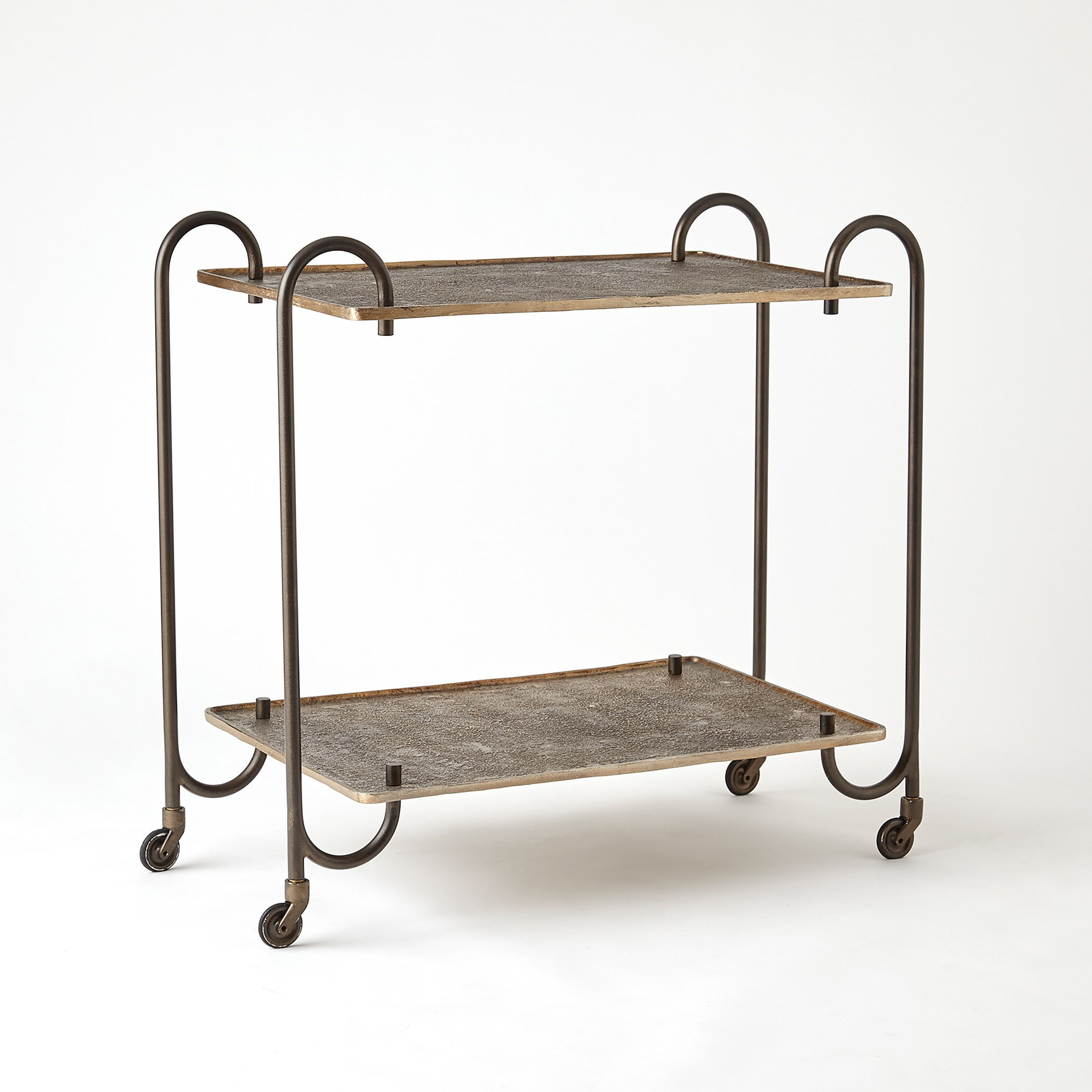 Blade Bar Cart In Bronze | 1stopbedrooms