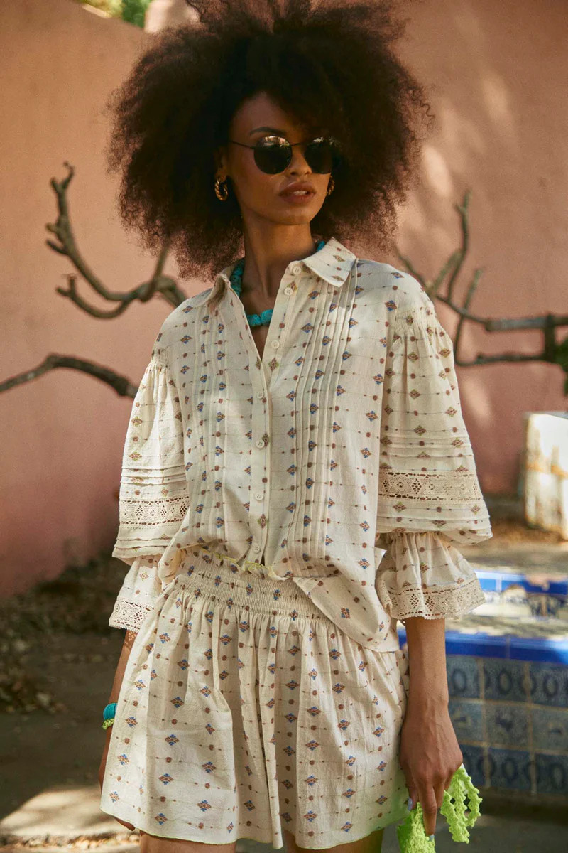 Jemma Short | Smocked Waist Shorts | Hunter Bell | Hunter Bell