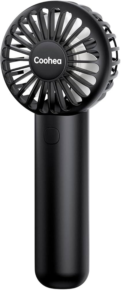 Coohea Handheld Fan Mini Portable Fan Rechargeable 2600mAh Battery Eyelash Fan 3 Speed Powerful M... | Amazon (US)