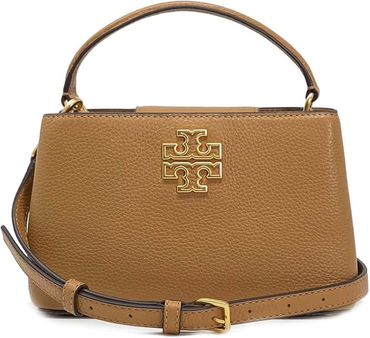 Tory Burch Britten Micro Satchel (Tiramisu) | Amazon (US)