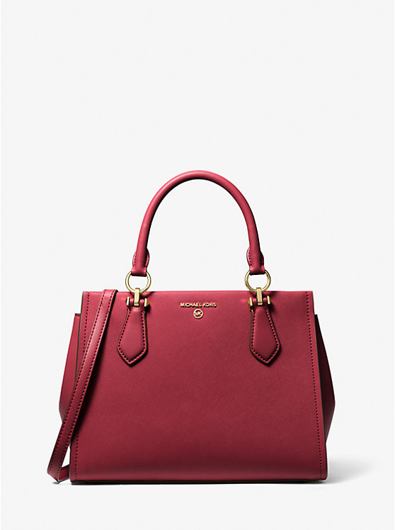 Marilyn Medium Saffiano Leather Satchel | Michael Kors US