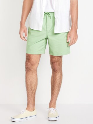 Twill Jogger Shorts -- 7-inch inseam | Old Navy (US)