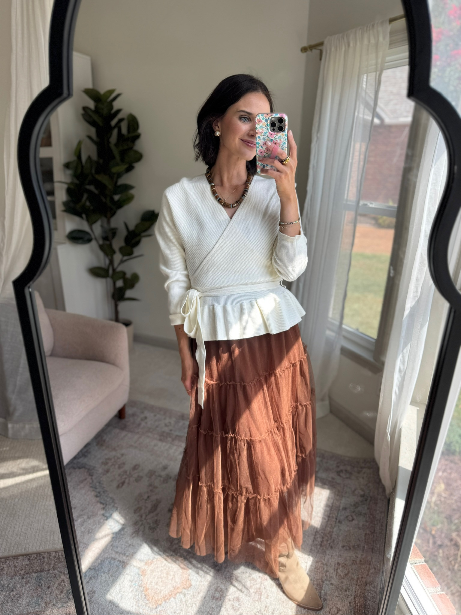 Feeling cozy and stylish this fall. 

wearing a small 

fall outfits, fall cardigan, tulle skirt, boots outfit, comfy chic, hallie ragan

#LTKgrwm #LTKootd #LTKSeasonal